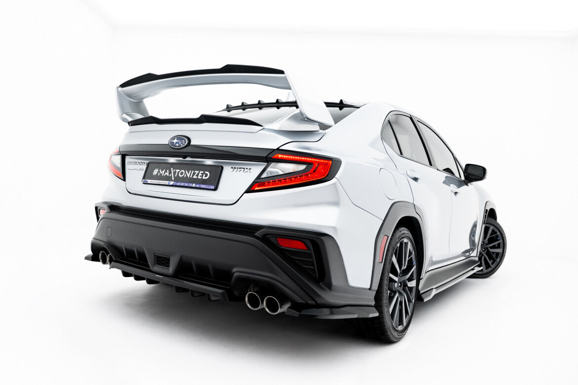 Diffusor Heckansatz passend für Subaru WRX STI Mk2 schwarz Hochglanz