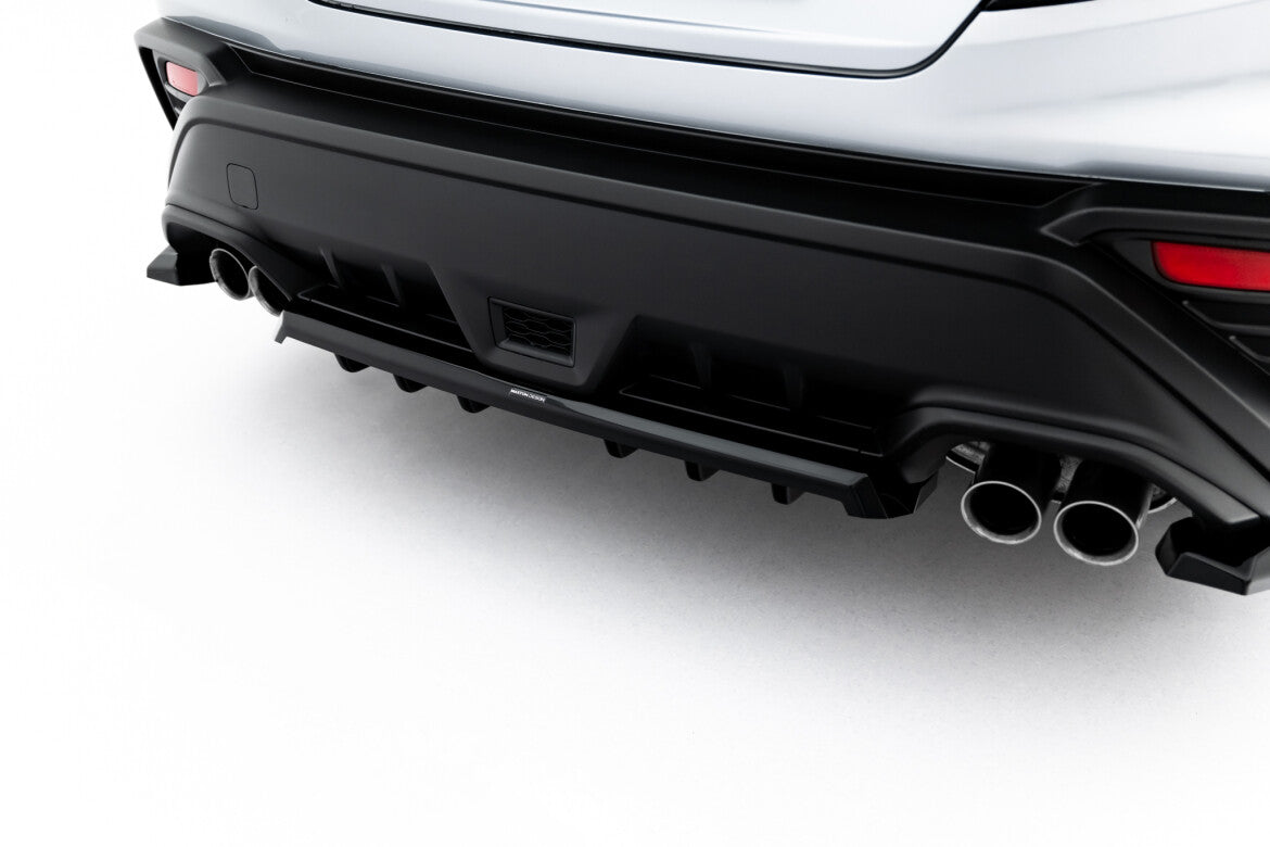 Diffusor Heckansatz passend für Subaru WRX STI Mk2 schwarz Hochglanz