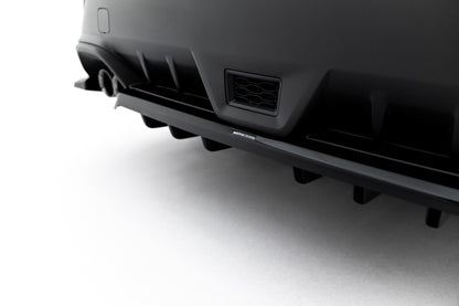 Diffusor Heckansatz passend für Subaru WRX STI Mk2 schwarz Hochglanz