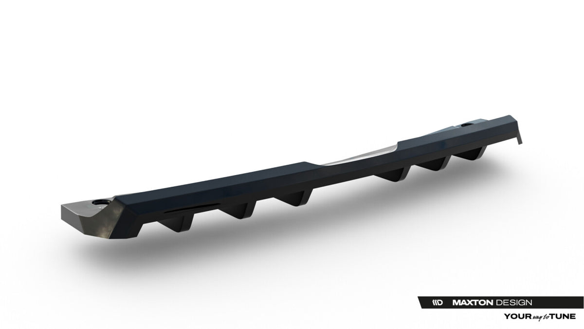 Diffusor Heckansatz passend für Subaru WRX STI Mk2 schwarz Hochglanz