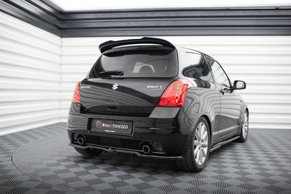 Diffusor Heckansatz passend für Suzuki Swift Sport Mk4 schwarz Hochglanz