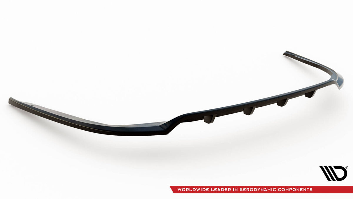 Diffusor Heckansatz passend für Toyota Avensis Limousine Mk3 FL schwarz Hochglanz