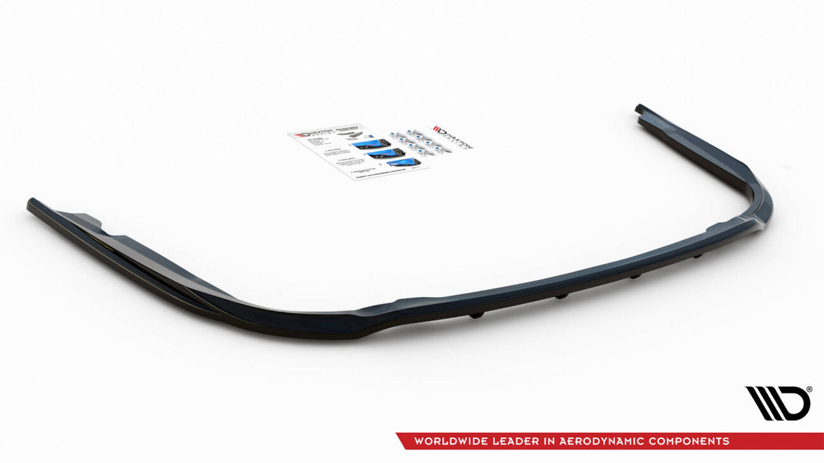 Diffusor Heckansatz passend für Toyota Avensis Wagon Mk3 FL schwarz Hochglanz