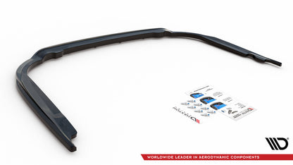 Diffusor Heckansatz passend für Toyota Avensis Wagon Mk3 FL schwarz Hochglanz
