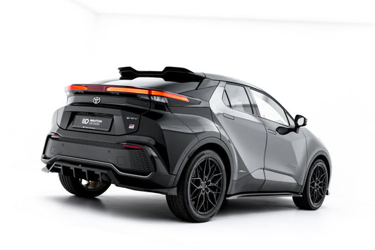 Diffusor Heckansatz passend für Toyota C-HR Mk2 schwarz Hochglanz