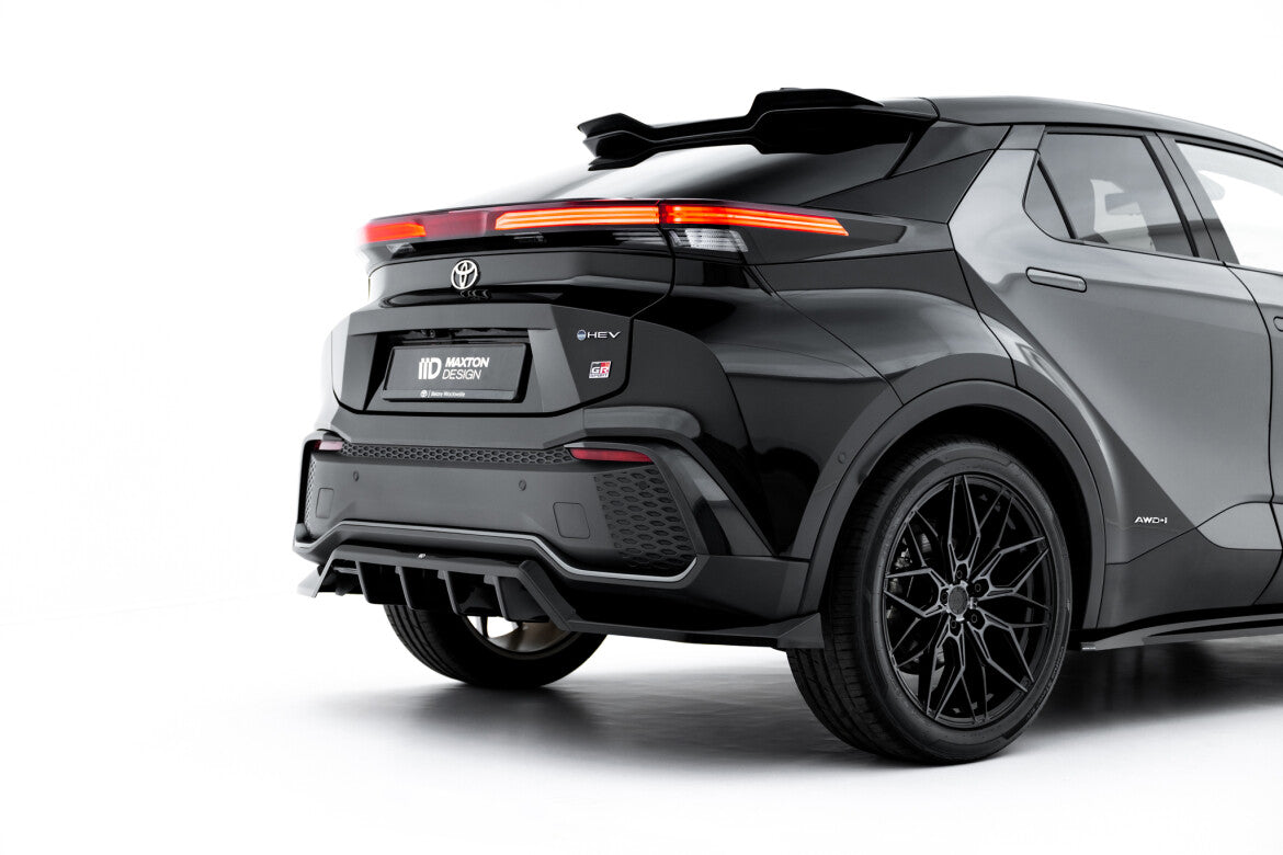 Diffusor Heckansatz passend für Toyota C-HR Mk2 schwarz Hochglanz