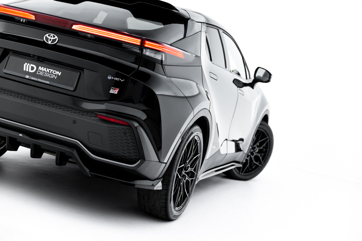 Diffusor Heckansatz passend für Toyota C-HR Mk2 schwarz Hochglanz