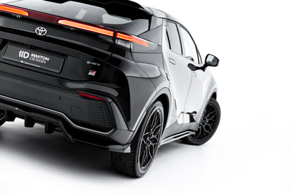 Diffusor Heckansatz passend für Toyota C-HR Mk2 schwarz Hochglanz