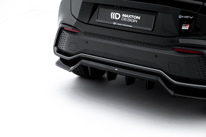 Diffusor Heckansatz passend für Toyota C-HR Mk2 schwarz Hochglanz