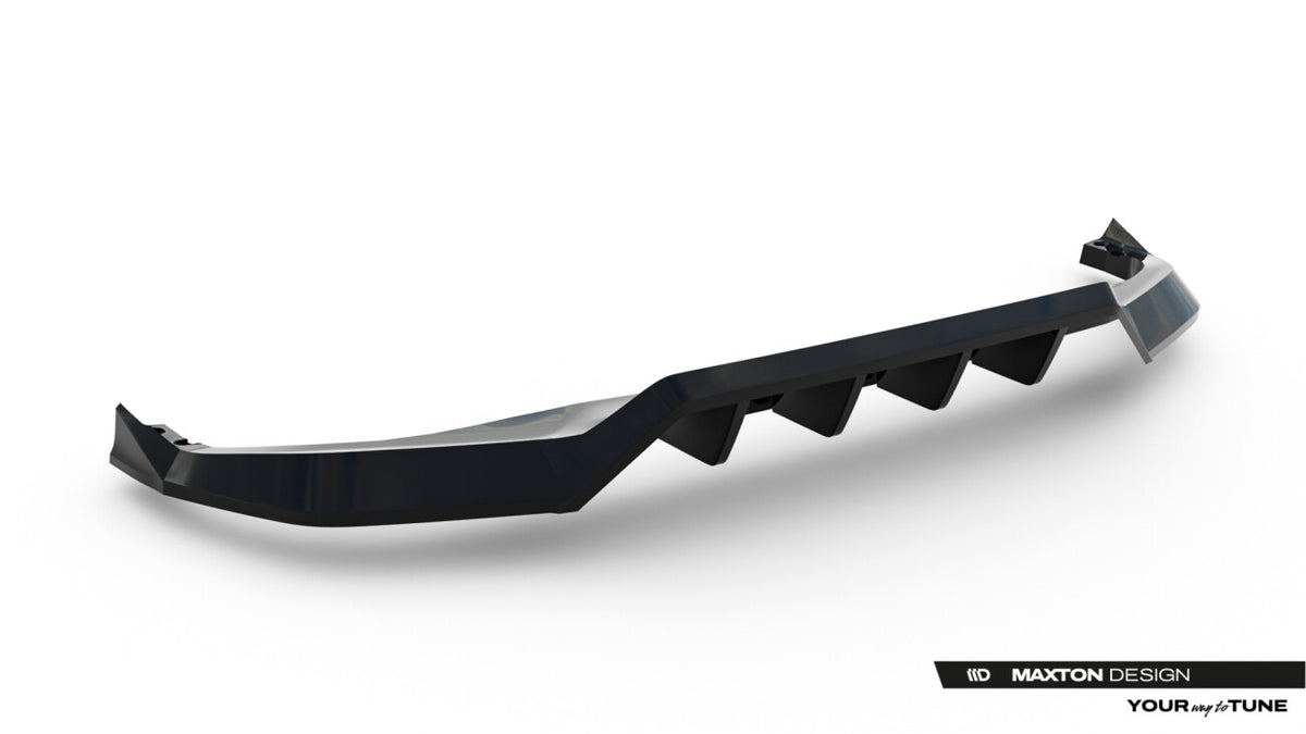 Diffusor Heckansatz passend für Toyota C-HR Mk2 schwarz Hochglanz
