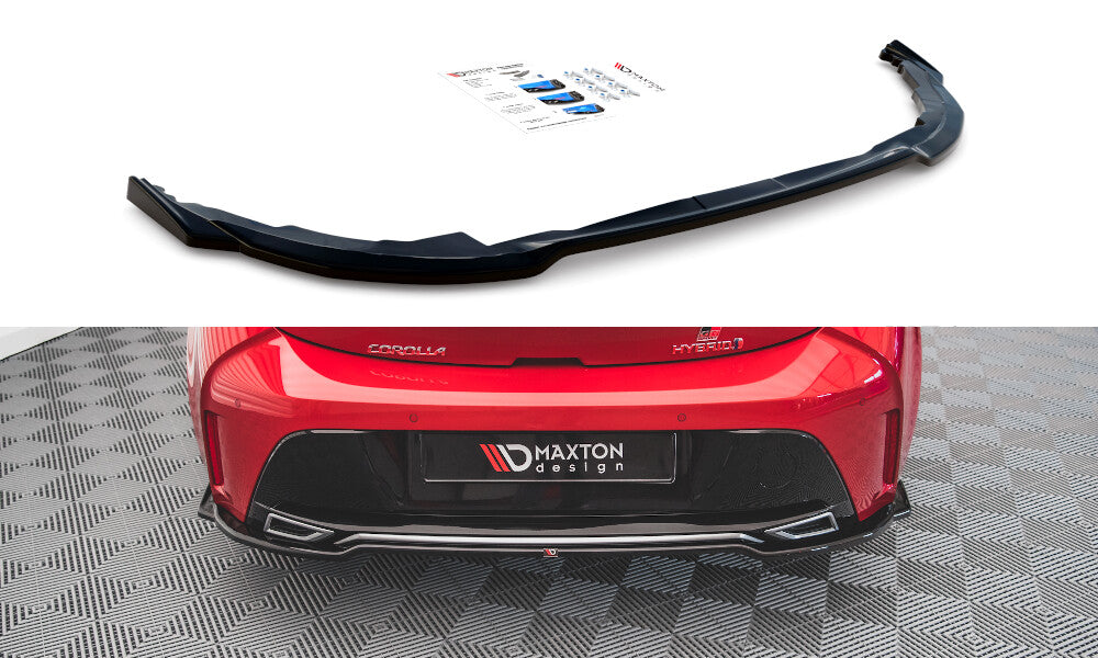 Diffusor Heckansatz passend für Toyota Corolla GR Sport Hatchback XII schwarz Hochglanz
