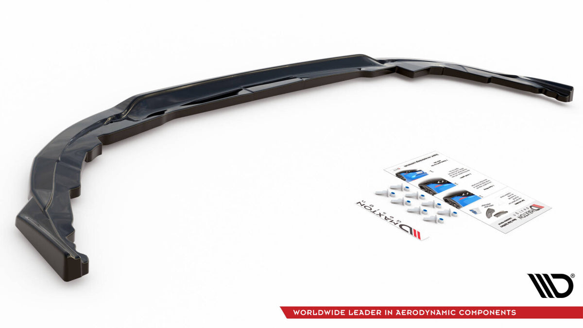 Diffusor Heckansatz passend für Toyota Corolla GR Sport Hatchback XII schwarz Hochglanz