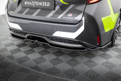 Diffusor Heckansatz passend für Toyota Corolla GR Sport Touring Sports XII schwarz Hochglanz
