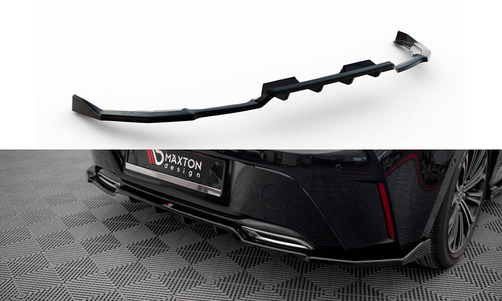 Diffusor Heckansatz passend für Toyota Corolla Hatchback Mk12 schwarz Hochglanz