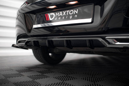 Diffusor Heckansatz passend für Toyota Corolla Hatchback Mk12 schwarz Hochglanz