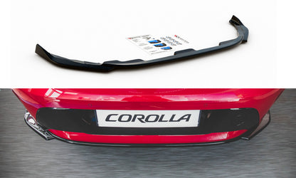 Diffusor Heckansatz passend für Toyota Corolla XII Hatchback schwarz Hochglanz