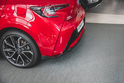 Diffusor Heckansatz passend für Toyota Corolla XII Hatchback schwarz Hochglanz