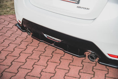Diffusor Heckansatz passend für Toyota GR Yaris Mk4 Carbon Look