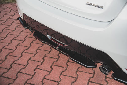 Diffusor Heckansatz passend für Toyota GR Yaris Mk4 Carbon Look