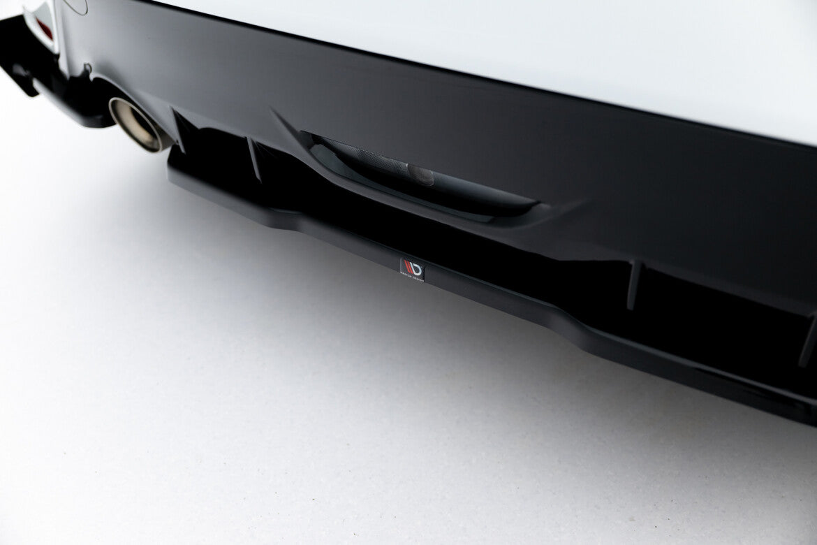 Diffusor Heckansatz passend für Toyota GR Yaris Mk4 schwarz Hochglanz