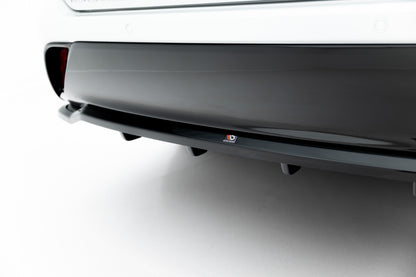 Diffusor Heckansatz passend für Toyota Highlander Mk4 schwarz Hochglanz