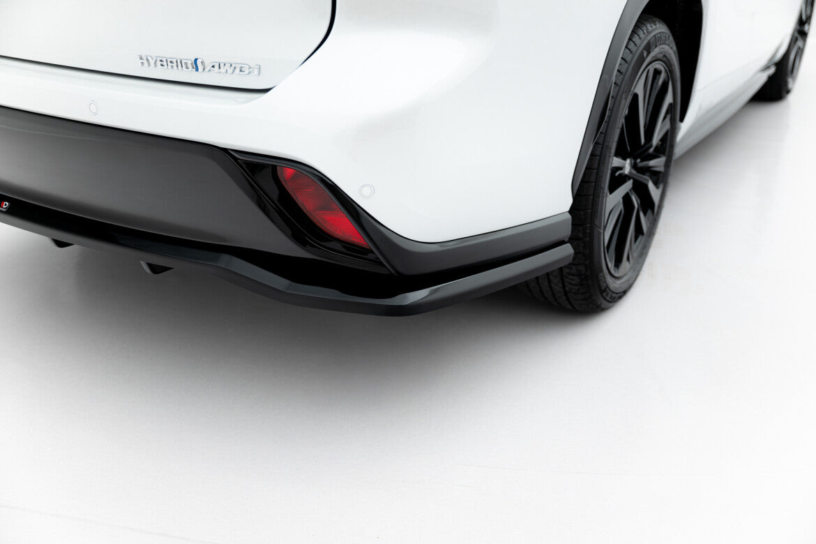 Diffusor Heckansatz passend für Toyota Highlander Mk4 schwarz Hochglanz