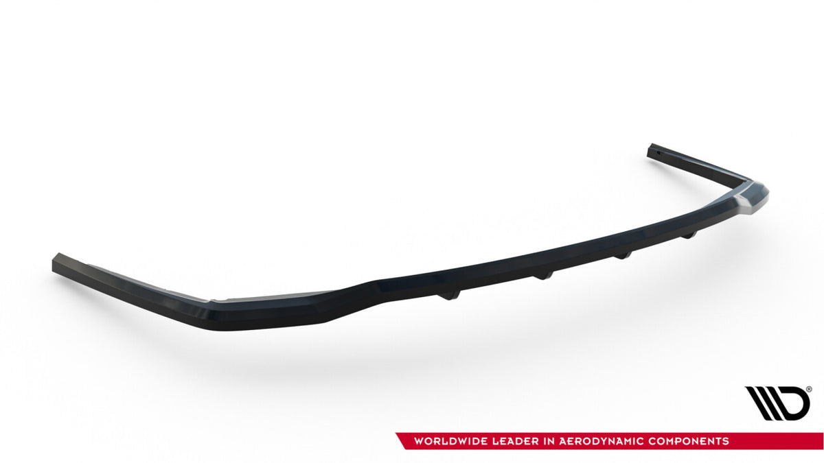 Diffusor Heckansatz passend für Toyota Highlander Mk4 schwarz Hochglanz