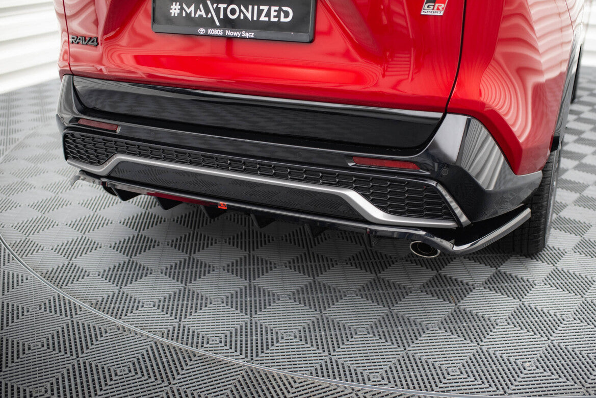 Diffusor Heckansatz passend für Toyota RAV4 GR Sport Mk5 schwarz Hochglanz