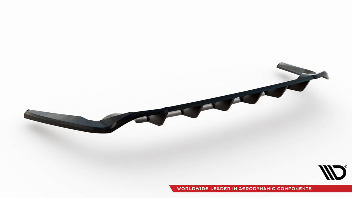 Diffusor Heckansatz passend für Toyota RAV4 GR Sport Mk5 schwarz Hochglanz