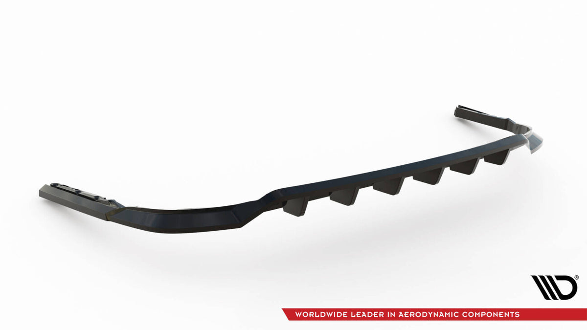 Diffusor Heckansatz passend für Toyota Sienna Mk4 schwarz Hochglanz