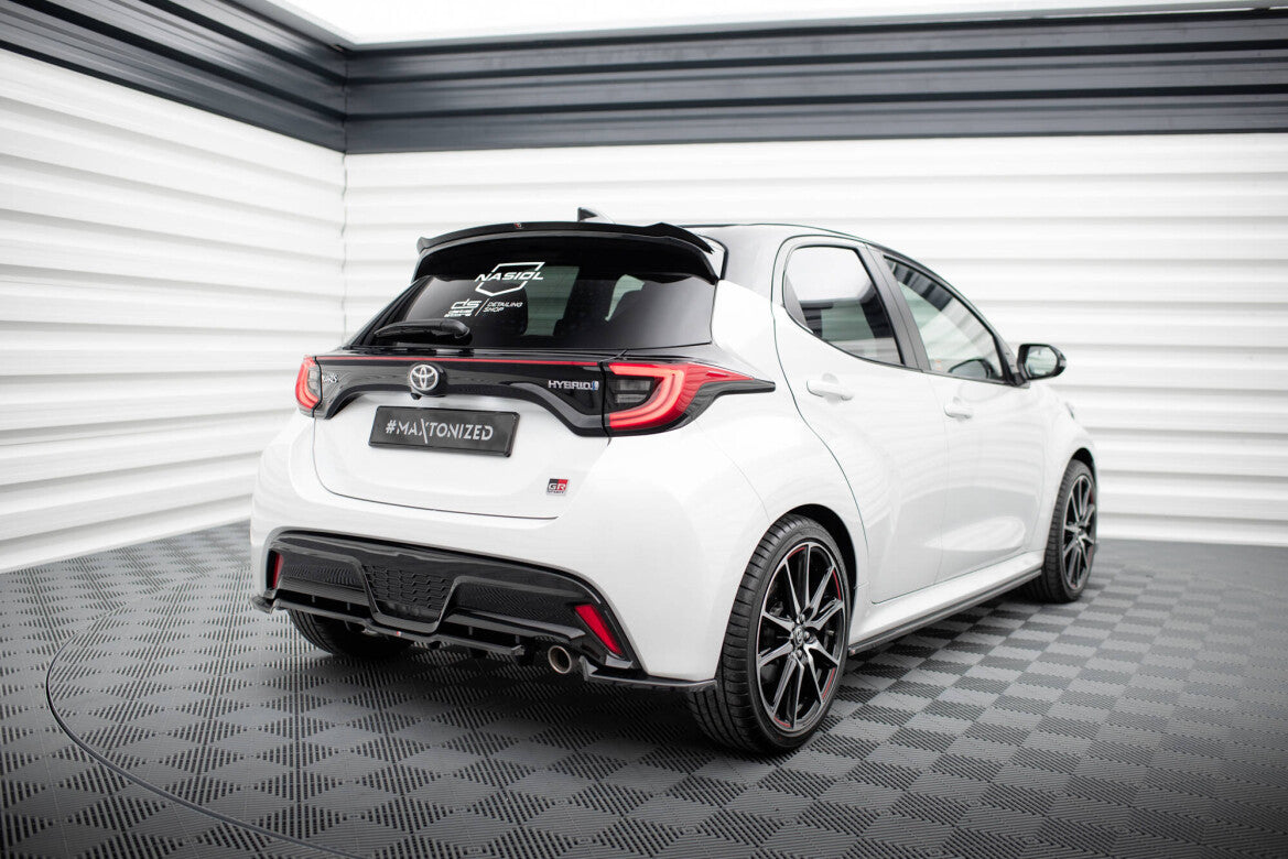 Diffusor Heckansatz passend für Toyota Yaris GR Sport Mk4 schwarz Hochglanz