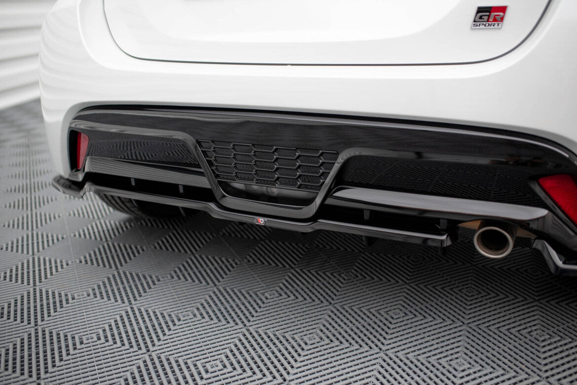 Diffusor Heckansatz passend für Toyota Yaris GR Sport Mk4 schwarz Hochglanz