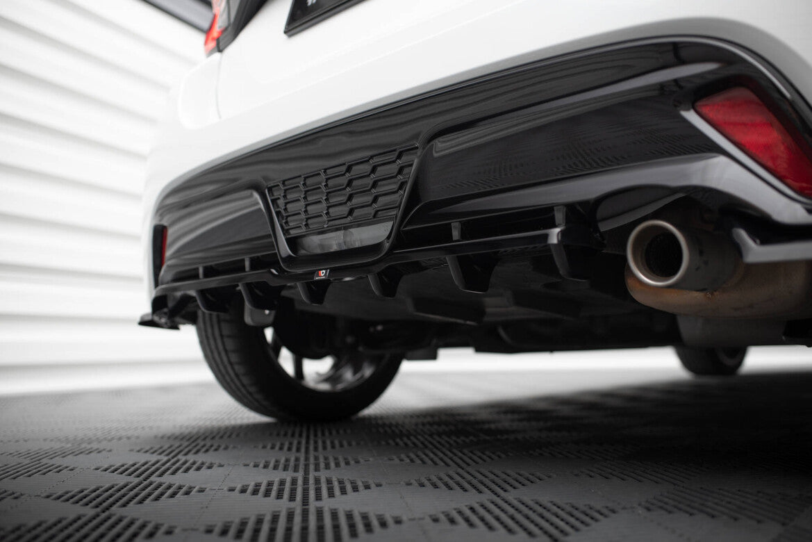 Diffusor Heckansatz passend für Toyota Yaris GR Sport Mk4 schwarz Hochglanz