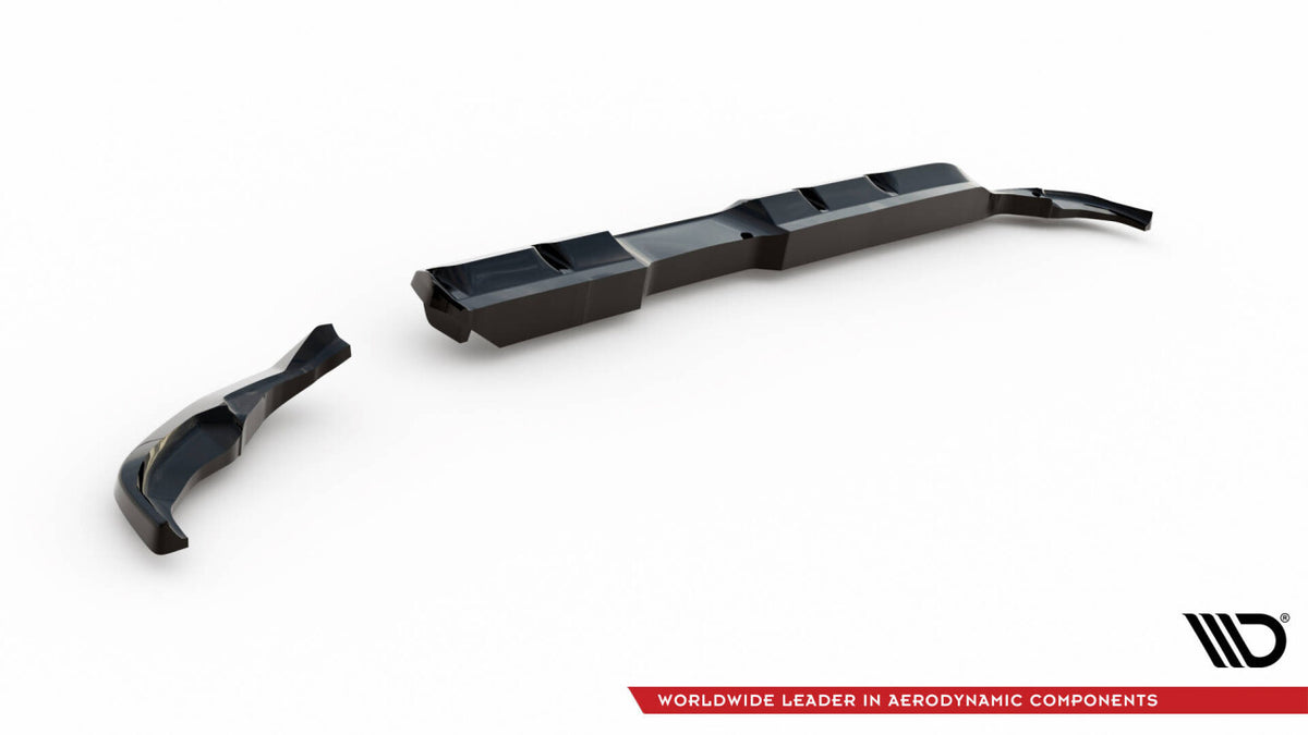 Diffusor Heckansatz passend für Toyota Yaris GR Sport Mk4 schwarz Hochglanz