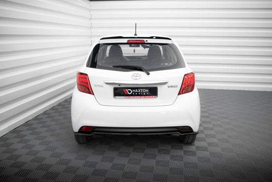Diffusor Heckansatz passend für Toyota Yaris Mk3 FL schwarz Hochglanz