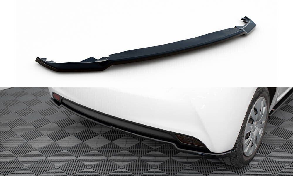 Diffusor Heckansatz passend für Toyota Yaris Mk3 FL schwarz Hochglanz