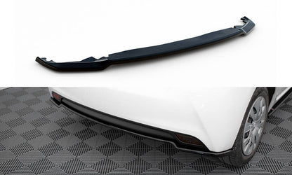 Diffusor Heckansatz passend für Toyota Yaris Mk3 FL schwarz Hochglanz