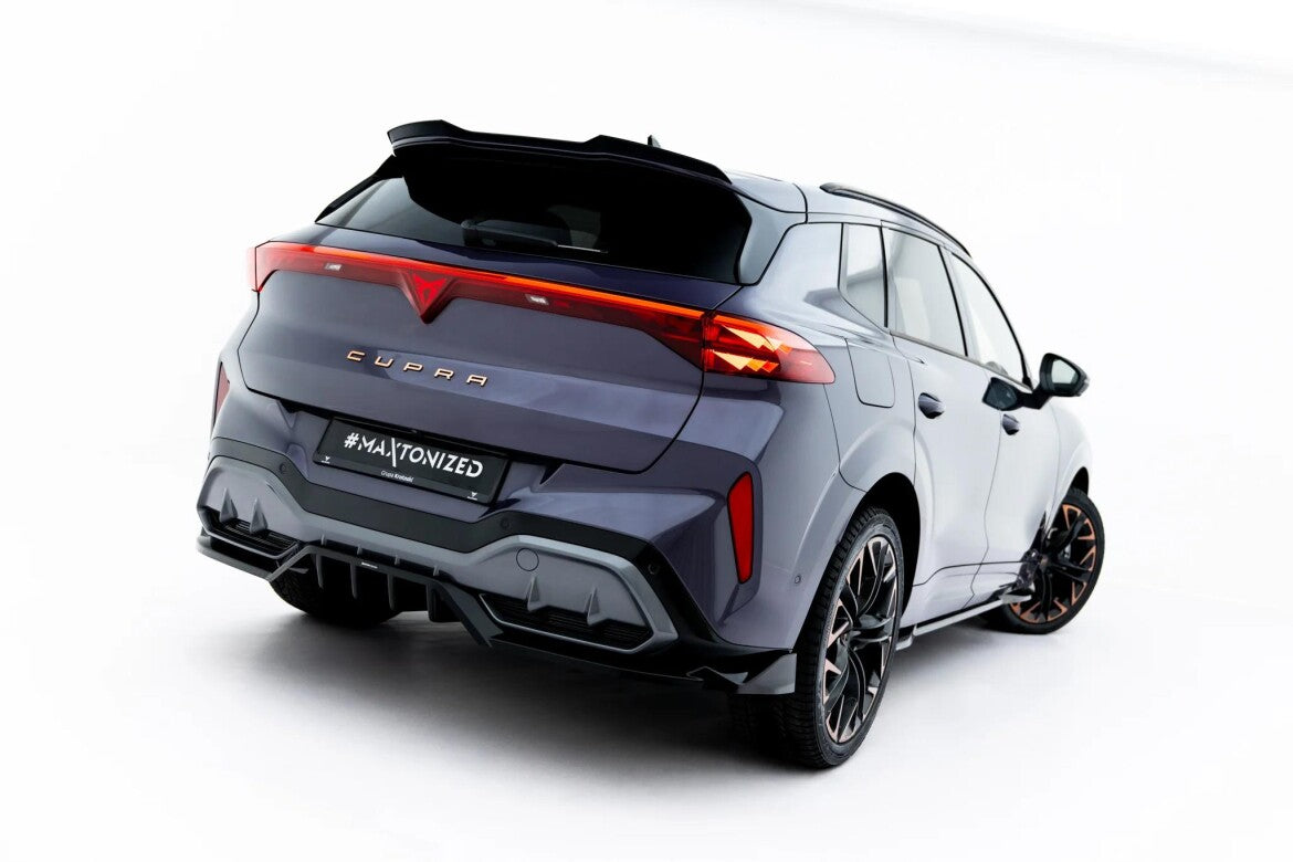 Diffusor Heckansatz passend für V.3 Cupra Terramar Mk1 (mit AHK) schwarz Hochglanz