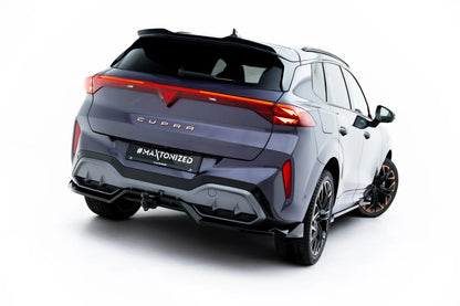 Diffusor Heckansatz passend für V.3 Cupra Terramar Mk1 (mit AHK) schwarz Hochglanz