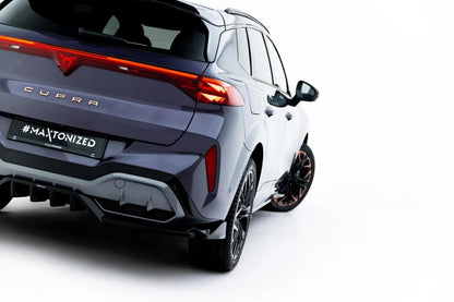 Diffusor Heckansatz passend für V.3 Cupra Terramar Mk1 (mit AHK) schwarz Hochglanz