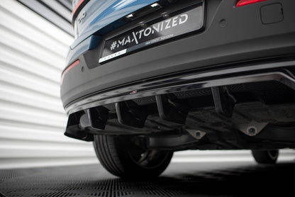 Diffusor Heckansatz passend für Volvo C40 Mk1 schwarz Hochglanz