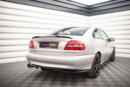 Diffusor Heckansatz passend für Volvo C70 Mk1 schwarz Hochglanz