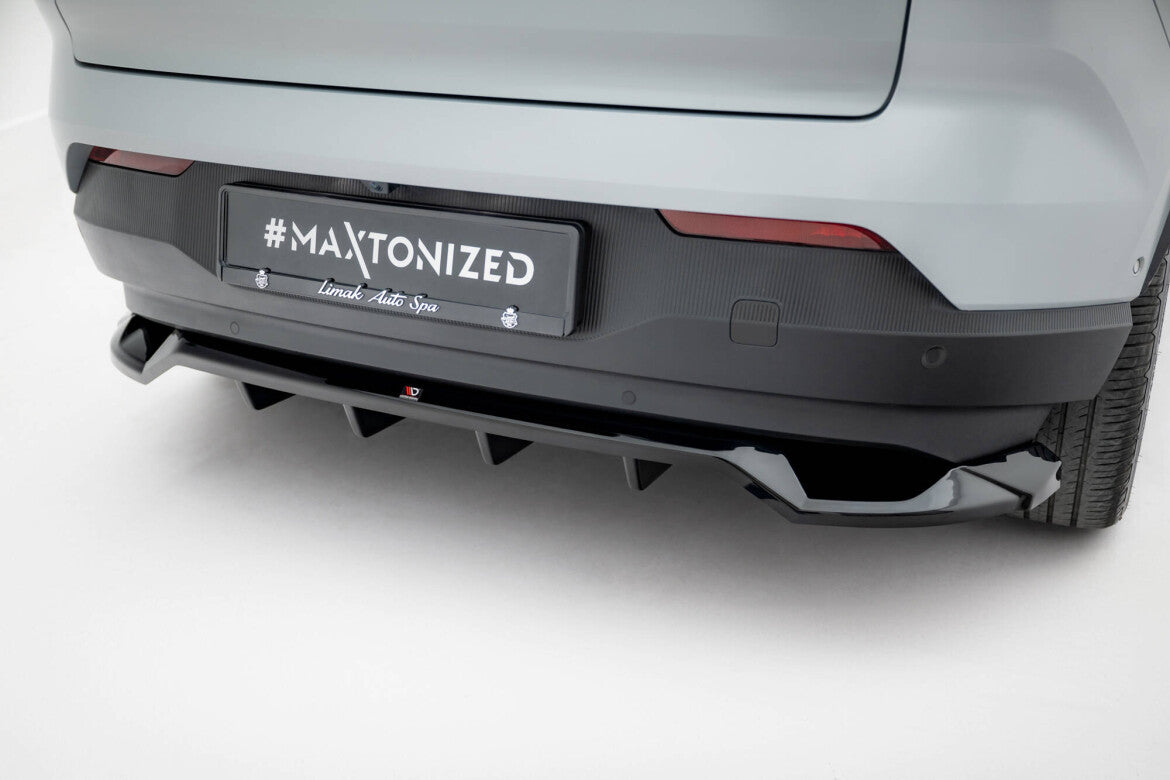 Diffusor Heckansatz passend für Volvo EX30 Mk1 schwarz Hochglanz