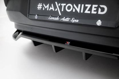 Diffusor Heckansatz passend für Volvo EX30 Mk1 schwarz Hochglanz