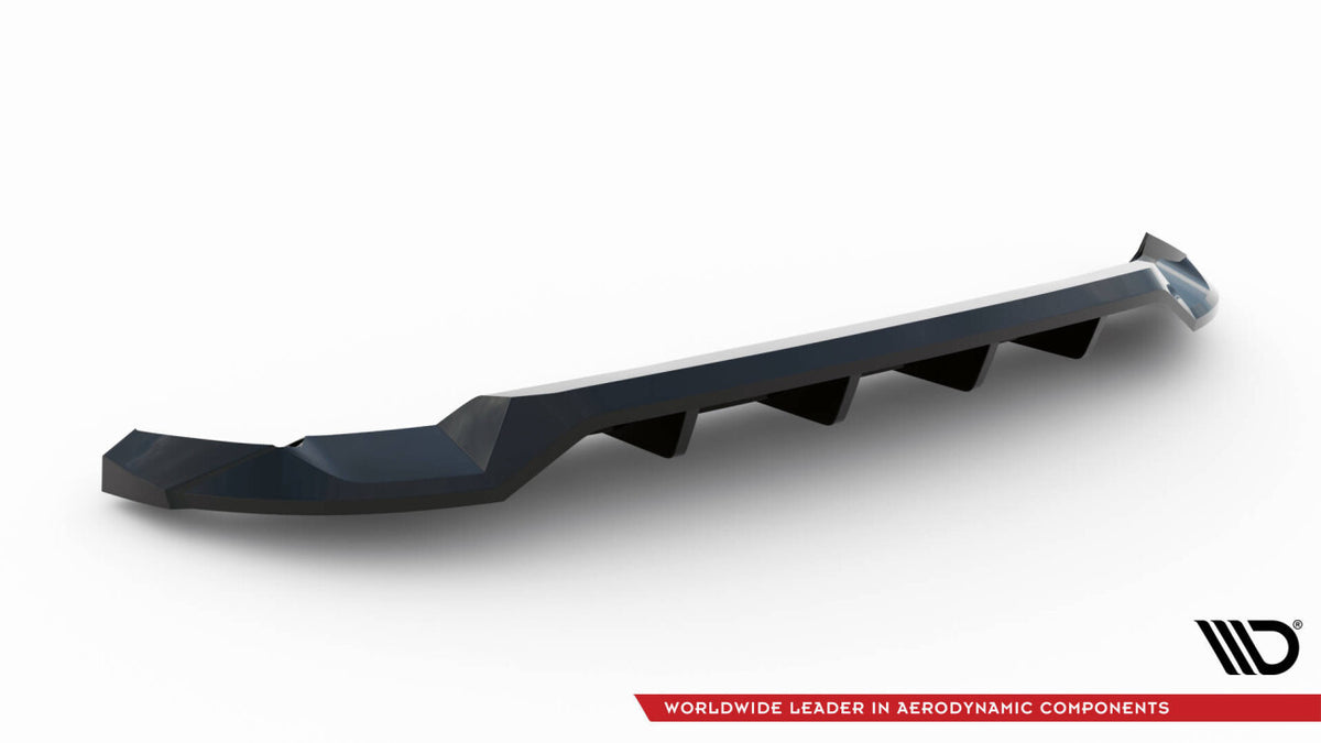 Diffusor Heckansatz passend für Volvo EX30 Mk1 schwarz Hochglanz