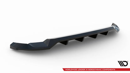 Diffusor Heckansatz passend für Volvo EX30 Mk1 schwarz Hochglanz