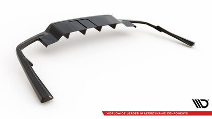 Diffusor Heckansatz passend für Volvo S60/V60 R-Design Mk3 schwarz Hochglanz