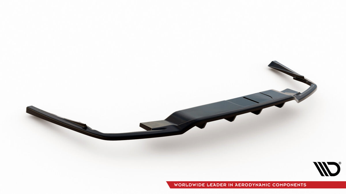 Diffusor Heckansatz passend für Volvo S60/V60 R-Design Mk3 schwarz Hochglanz