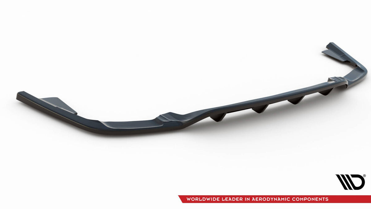 Diffusor Heckansatz passend für Volvo XC60 Mk2 R-Design schwarz Hochglanz