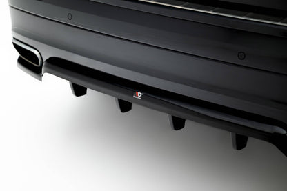 Diffusor Heckansatz passend für Volvo XC60 Mk2 schwarz Hochglanz